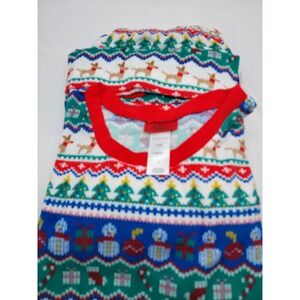 Jolly Jammies 3X Christmas Pajamas Set Reindeer Snowman Holiday Sleepwear